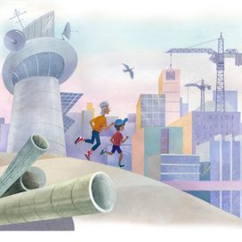 Бабушка и внук