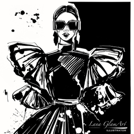 Fashion иллюстрация 