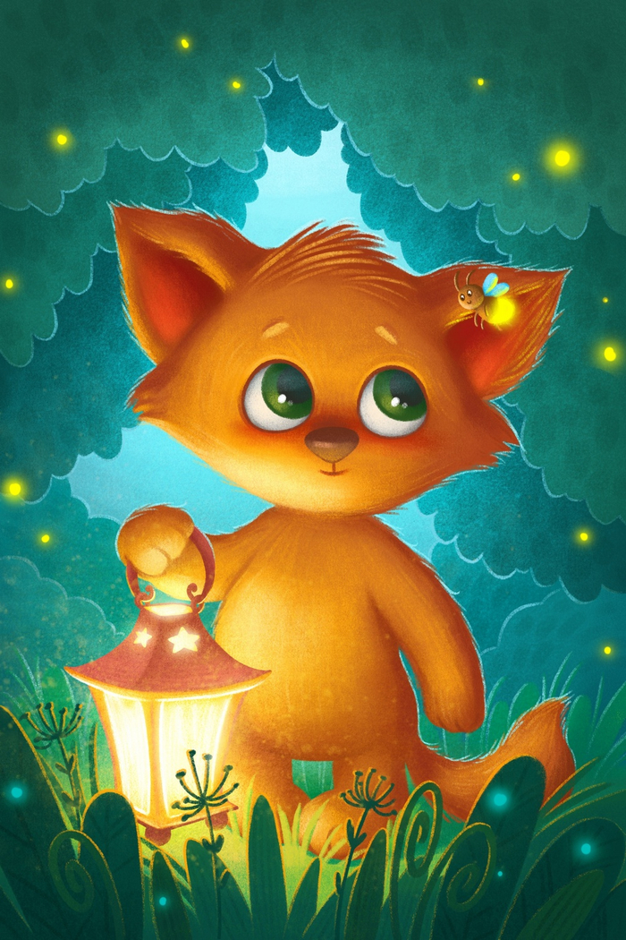 В лесу светлячков