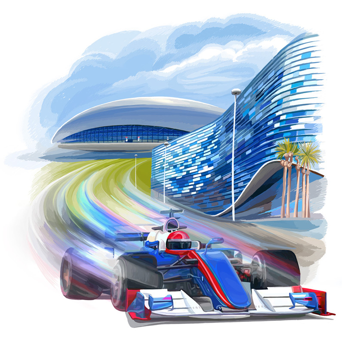 Сочи."формула 1" 2017