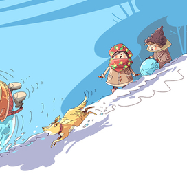 omul de zapada/снеговик