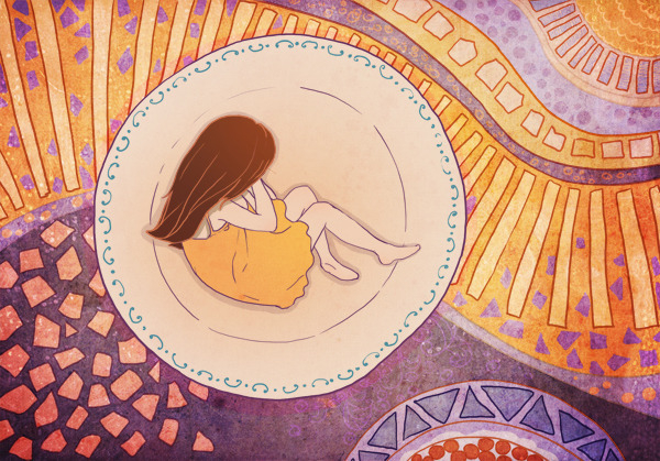 на блюдечке