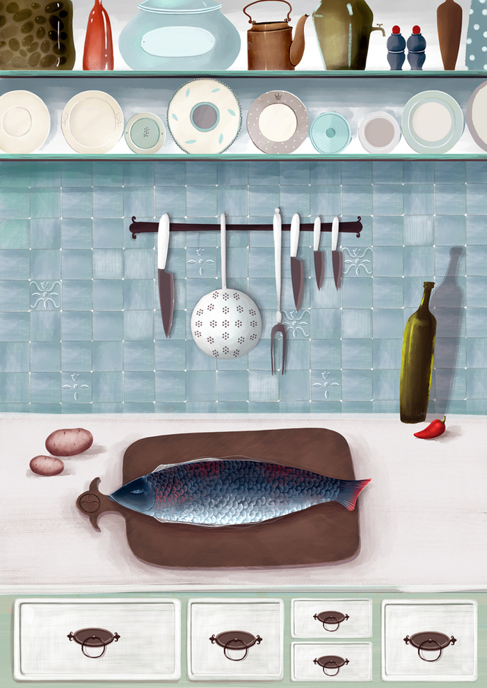 Кухня. Оловянный солдатик