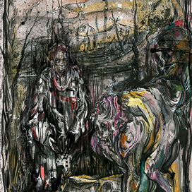 Иллюстрация к рассказу по вселенной S.T.I.K.S.