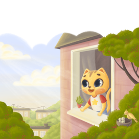 «Как Вжик познакомился с эмоциями» для книжного издательства «Феникс-Премьер»