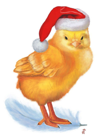 Новогодний цыпленок :)