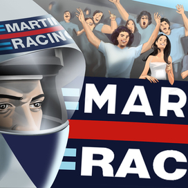  роспись стен в офисе Мартини