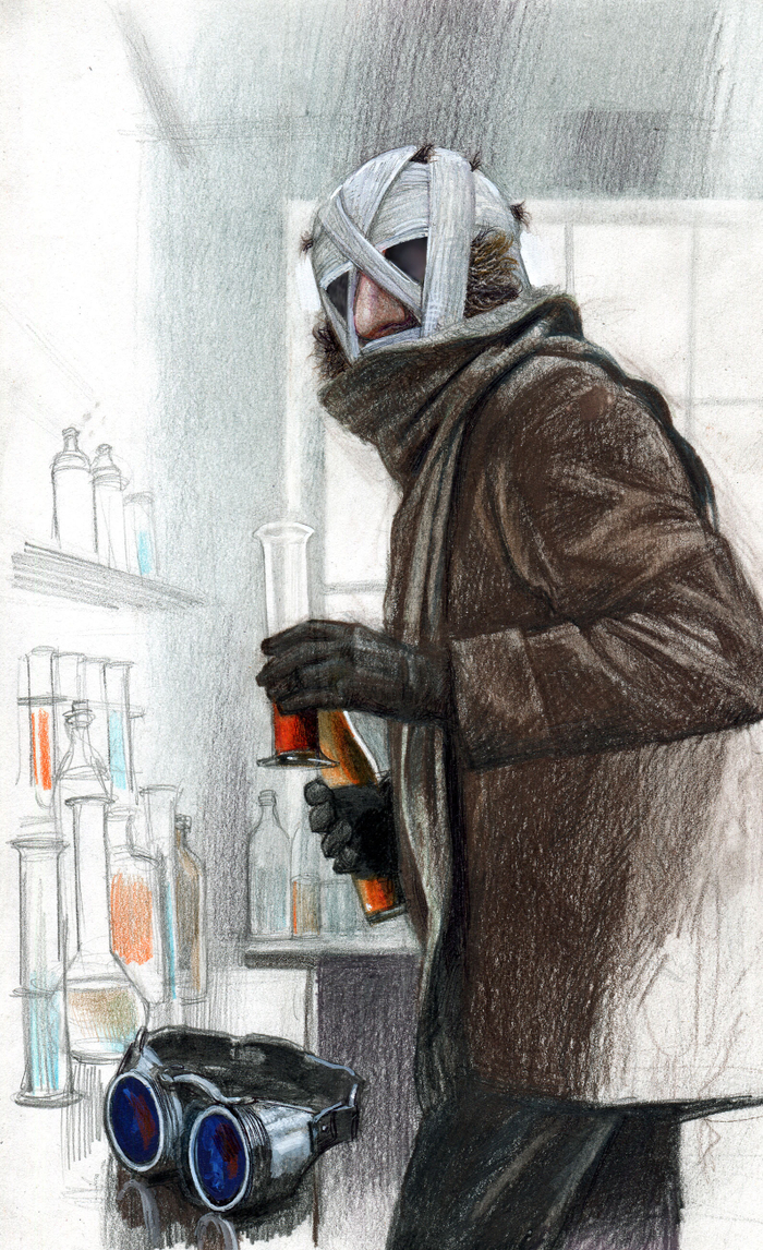 Невидимка за работой.