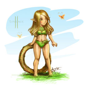 Светлая эльфиечка