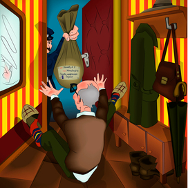 Никак не угомониться. Ещё одна иллюстрация к моей поэме.