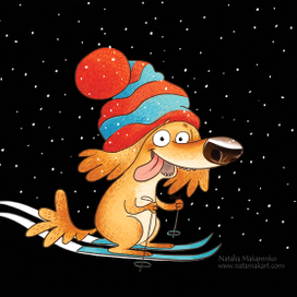 Новогодний Бобик