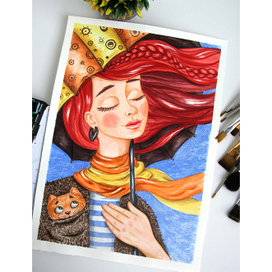 Challenge "Drawthisinyourstile" по работе Alina Plavetc