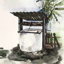 Деревенский колодец