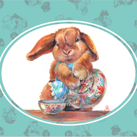 Чай на двоих. Кроличье чаепитие