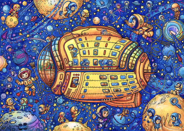 Виммельбух/КосмоСубботник