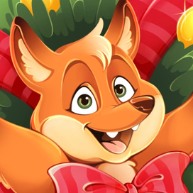 Новогодние иллюстрации для пазлов (детали).