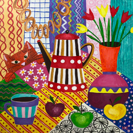 Кот хочет есть