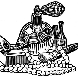 на туалетном столике