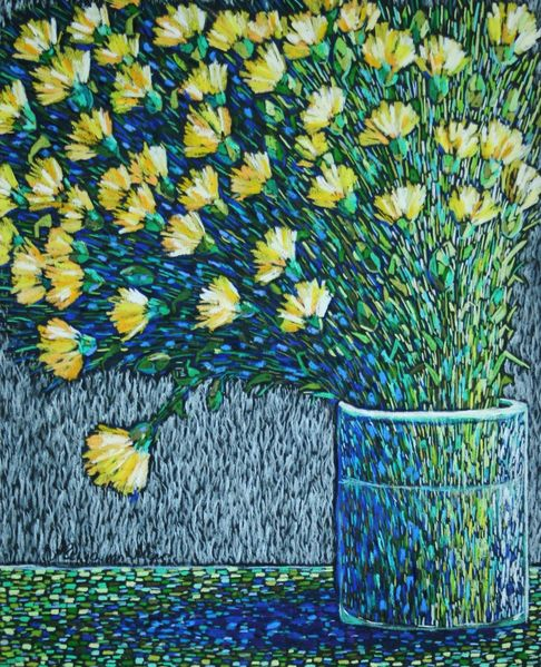 Желтые гвоздики