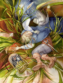 Чароит и Турмалин