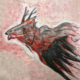 Олень призрак