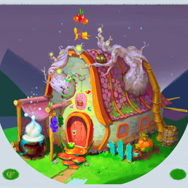 Домик волшебника.