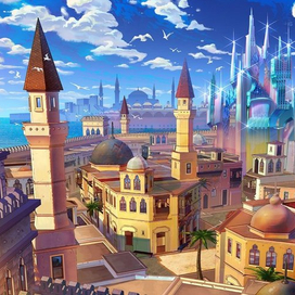 Восточный город