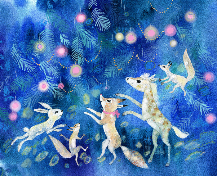 Поздравляю дорогие художники иллюстраторы с Новым годом!