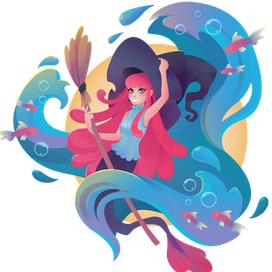 Witch-mermaid