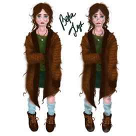 КОНЦЕПТ-АРТ ПЕРСОНАЖА. БЕСПРИЗОРНИЦА. СЛЕЗЫ