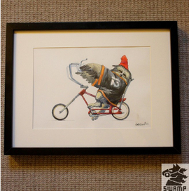 Совушка на велопрогулке