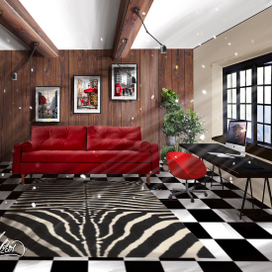 Интерьер гостинной