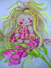 Акварель и карандаш