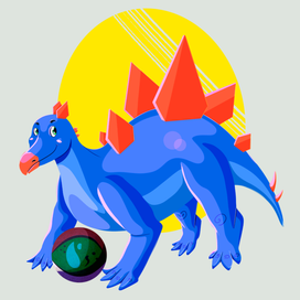 Стегозавр — спортсмен