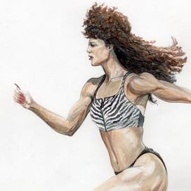 Sprinter woman