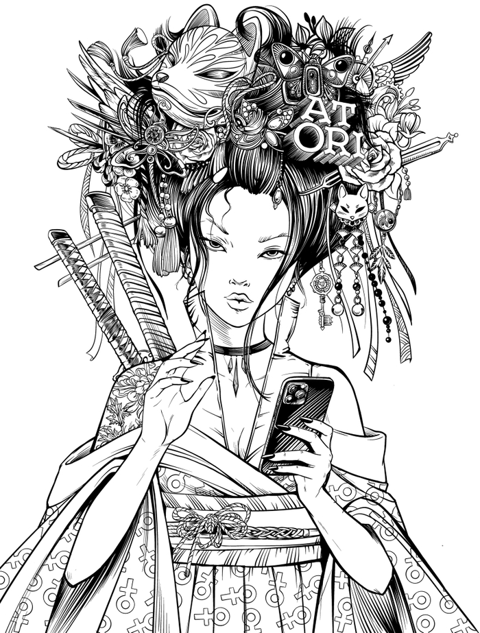 Иллюстрация на заказ для ТМ ATORI