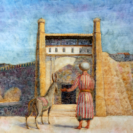 Ходжа перед Бухарскими воротами