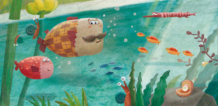 Папа-рыб и рыбешки