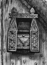 лист из серии "Старый дом"