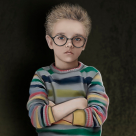 Саша Морозов. Герой детской книги "Избранные". Для конкурса иллюстраций.