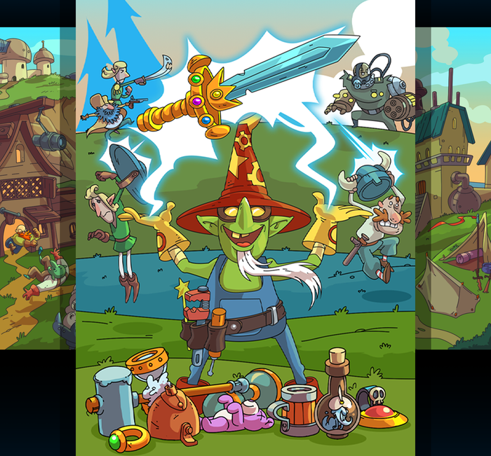 Концепт-арт для игры 