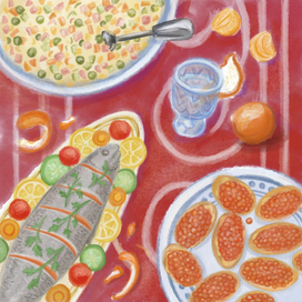 Новогодний стол