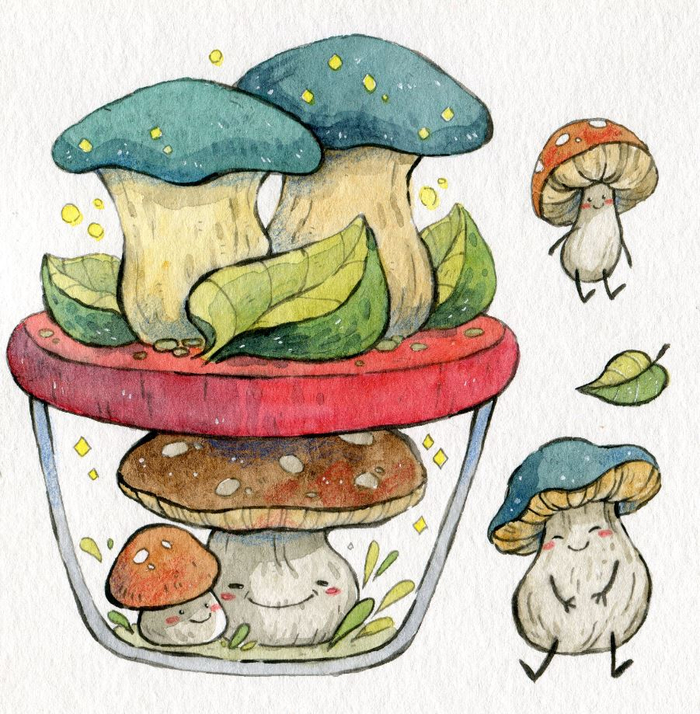 Милые грибочки