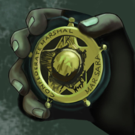 значок шерифа