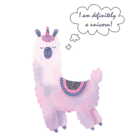 Лама-единорог