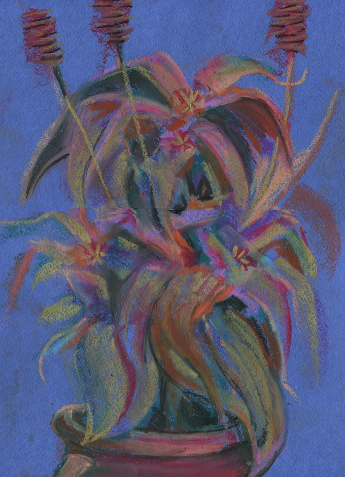 Orquídea em desalinho eternamente bêbado