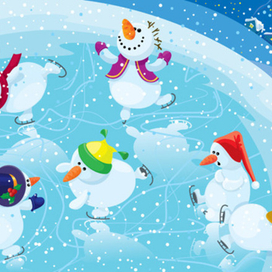 снеговиковый каток