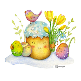 Пасхальный кулич