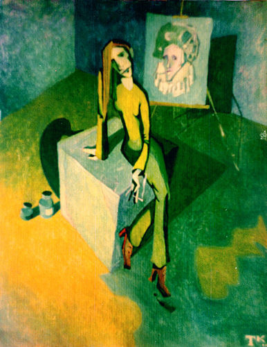 Девочка на кубе