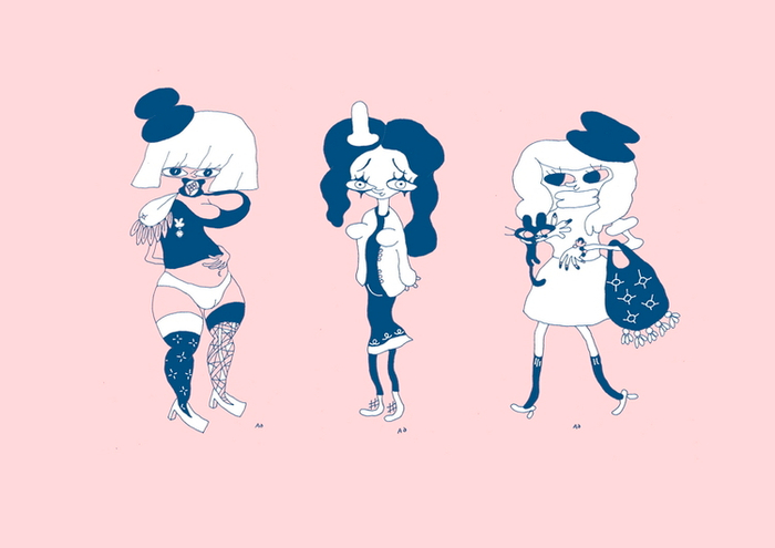 девушки настрое